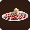Red Velvet Fettuccine Crepe